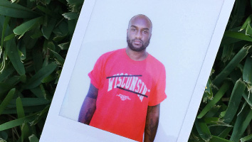 Designer Virgil Abloh's limited edition Red Shirt. Designer Virgil Abloh's limited edition Red Shirt.