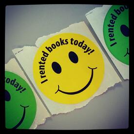 Hawk's Hub Rental Sticker