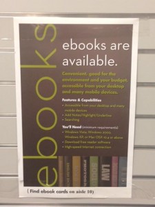 A Chemeketa shelf talker.