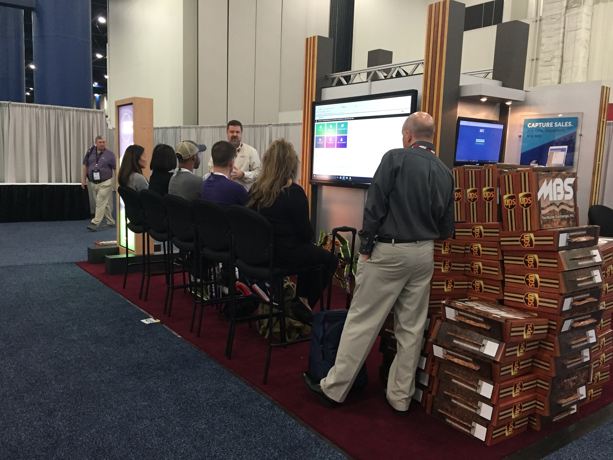 MBS Systems Sales Consultant Vic Hoffman showcases Arc at CAMEX.