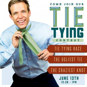 BYU Bookstore Tie Tying Contest