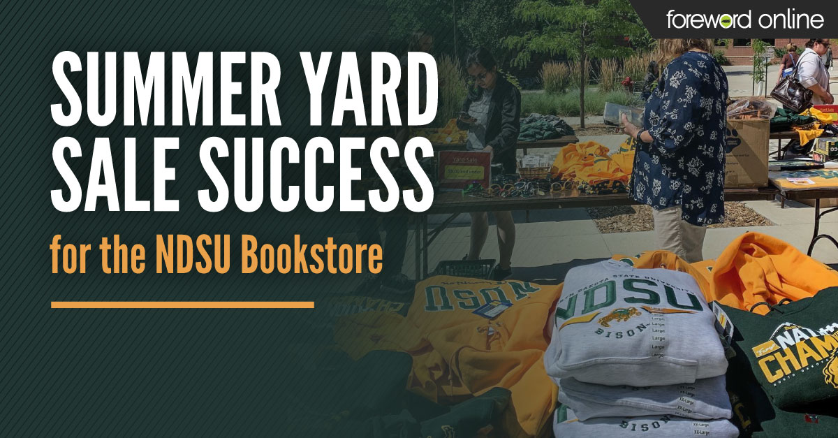 Summer Yard Sale Success for the NDSU Bookstore