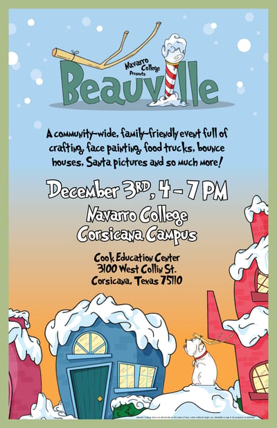 Navarro College Presents: Beauville (poster)