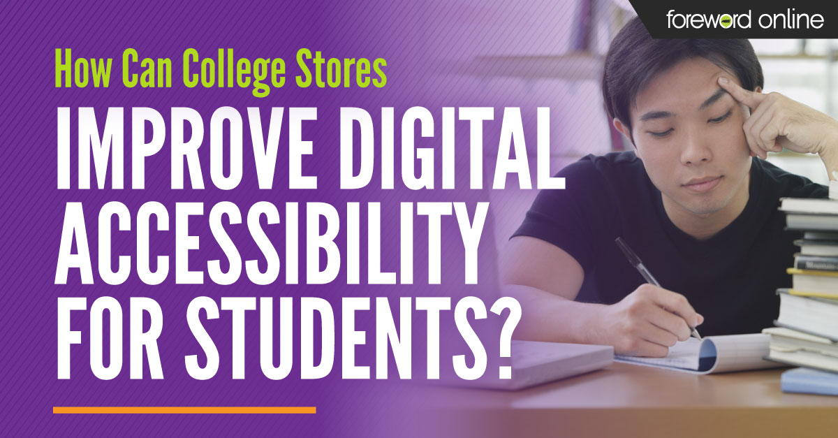 How can college stores improve digital accessibility?