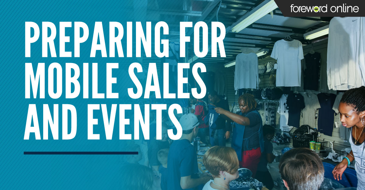 Preparing for mobile sales and events