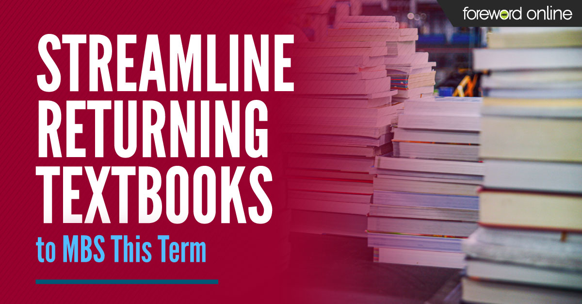 Streamline Returning Textbooks to MBS This Term
