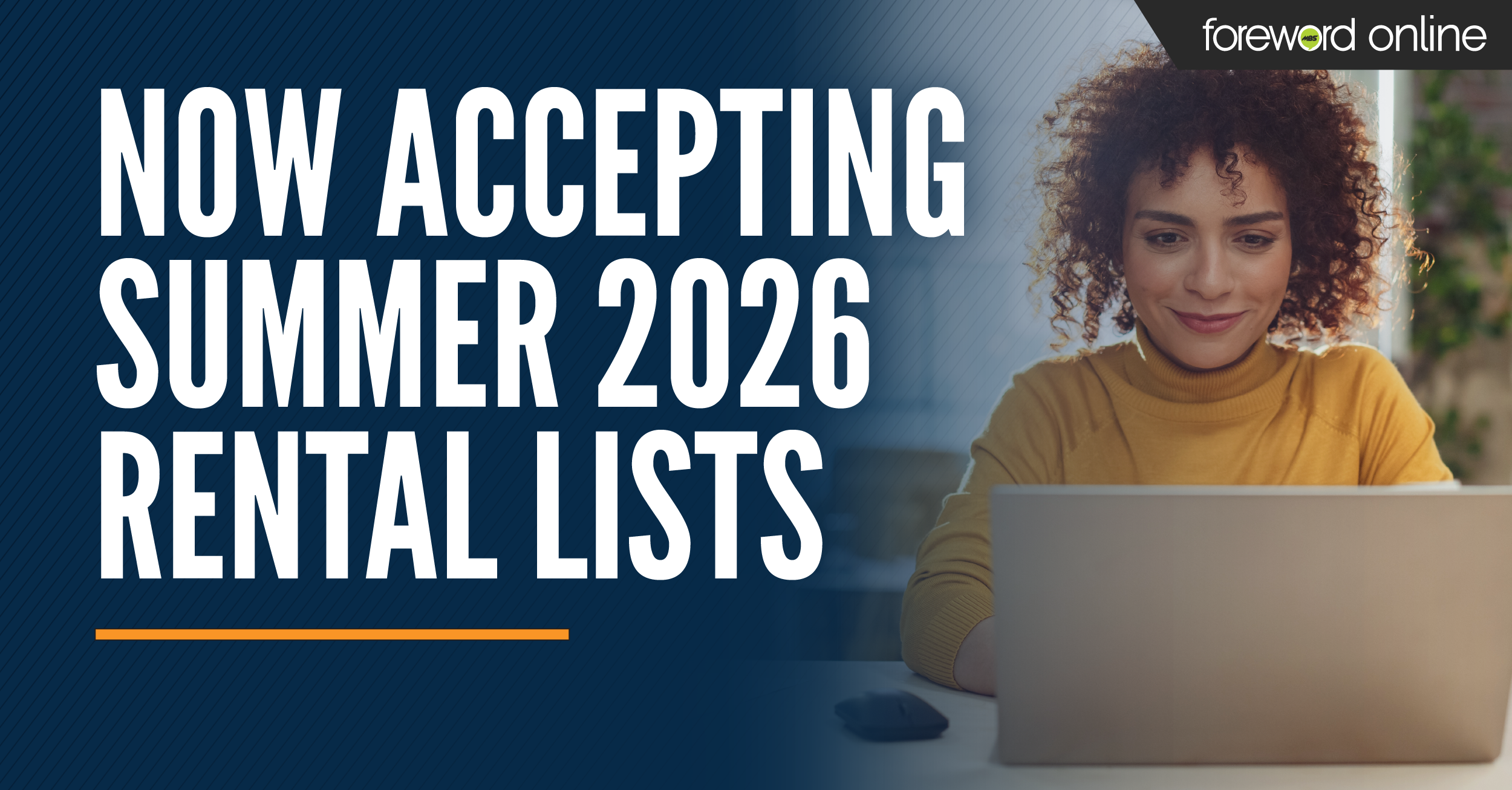 Now Accepting Summer 2026 Rental Lists