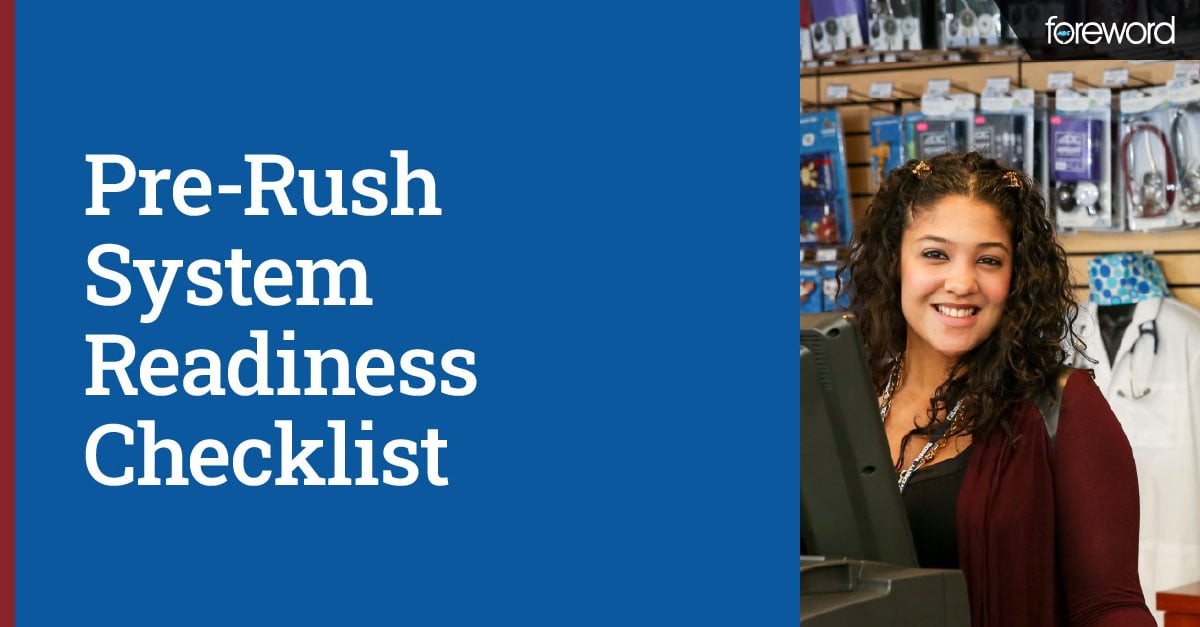 Pre-Rush System Readiness Checklist